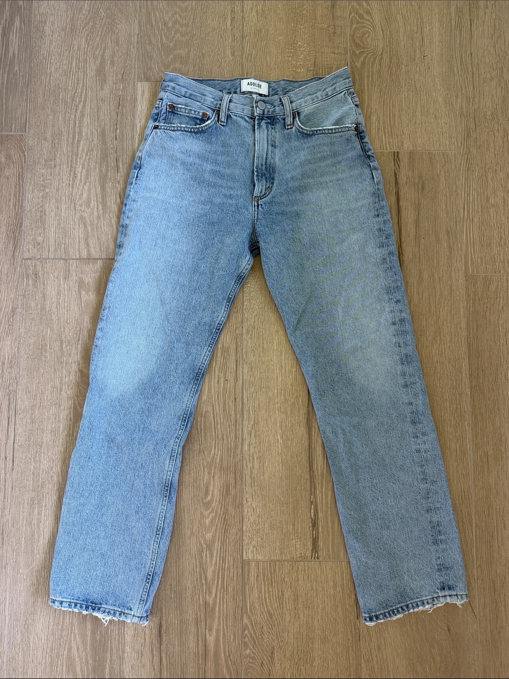 Agolde Light Blue Straight Men's Jeans